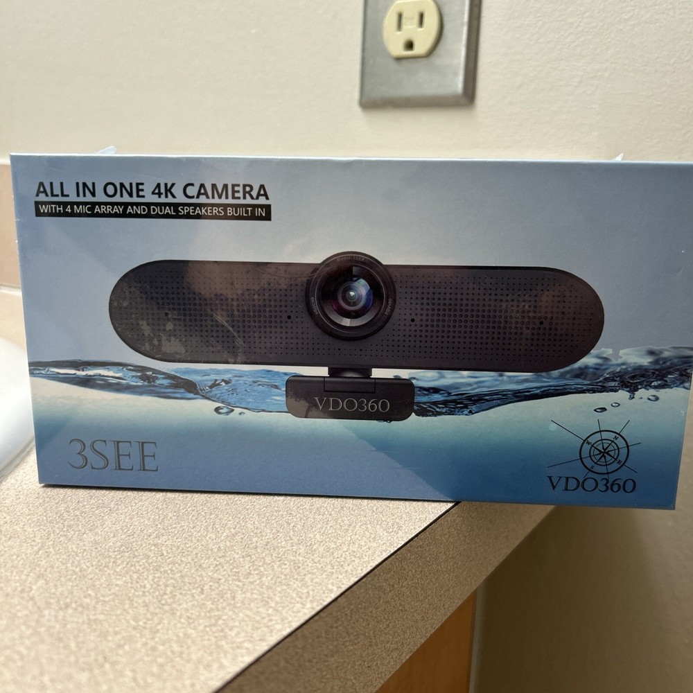 VDO360 3SEE 4K HD USB Speaker and Microphone Camera