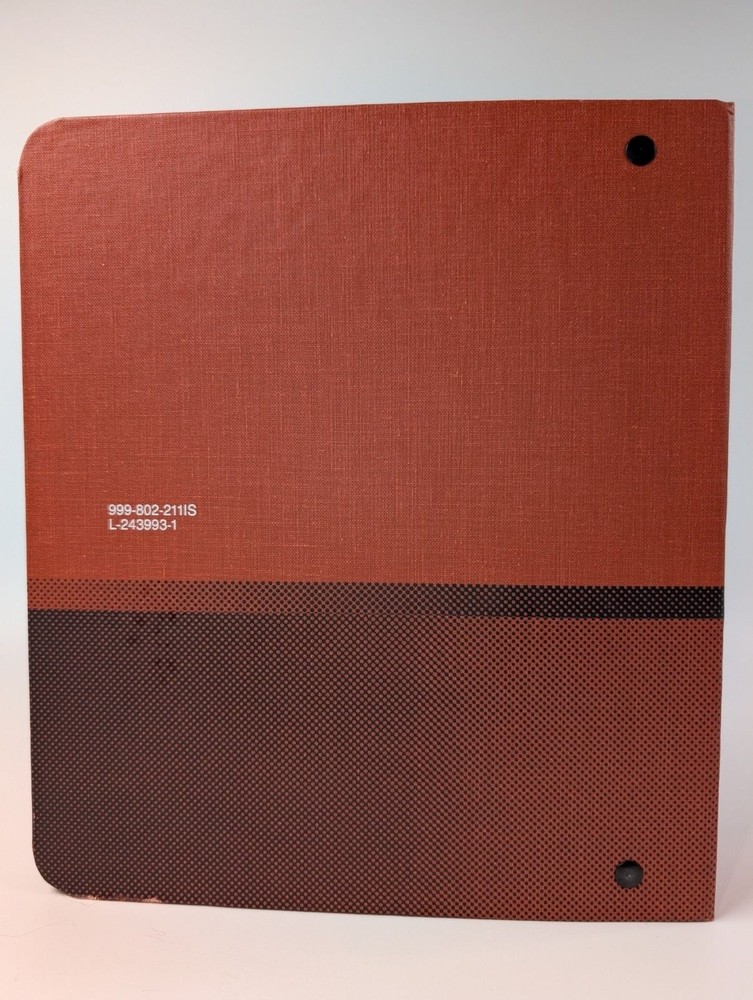 AT&T Microsoft MS-DOS User’s Guide Binder Vintage System Programming (Empty)