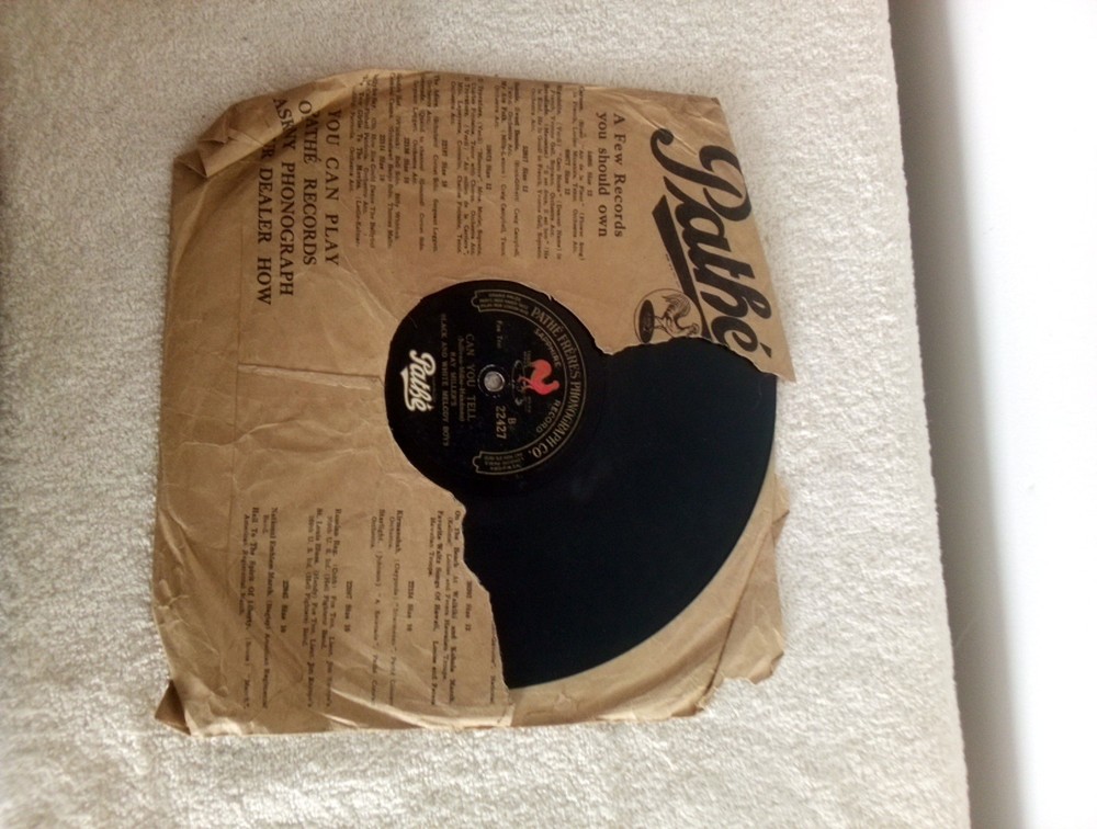 Antique Pathe Phonograph Record