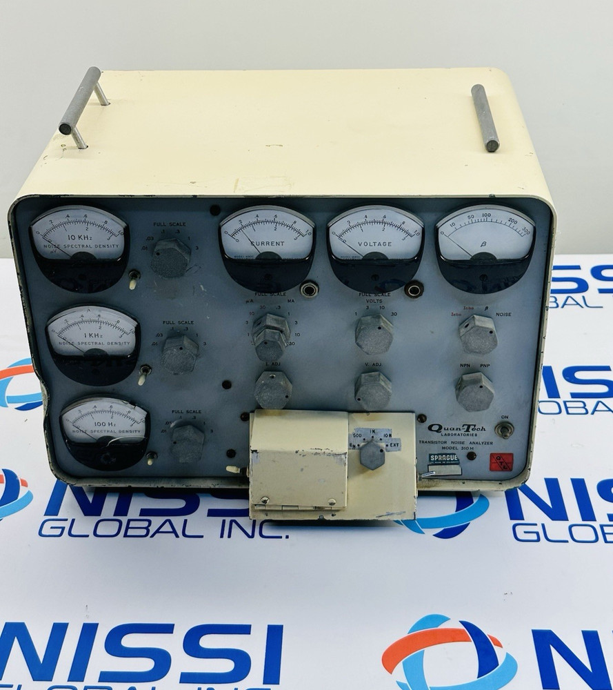 Quan-Tech Transistor Noise Analyzer 310M – Parts Only (Powers On)