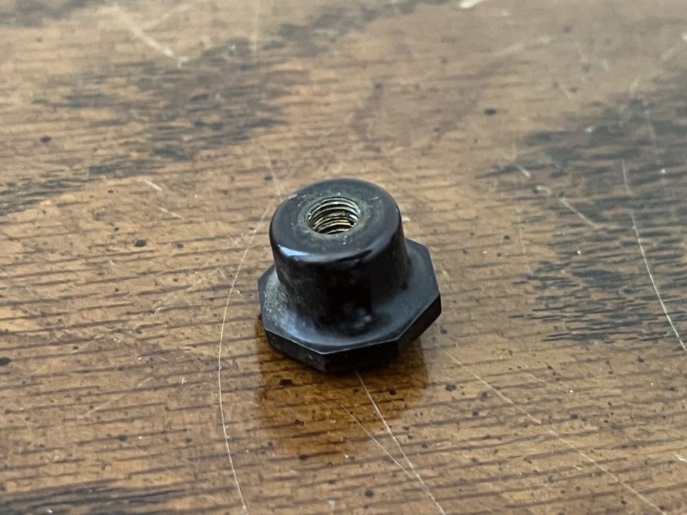 Pair Bakelite Octogonal Sparton Equasonne Radio Knobs