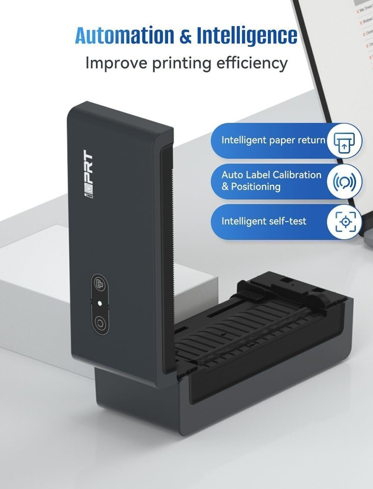 iDPRT SP460BT 203DPI Bluetooth And USB Direct Thermal Label Printer