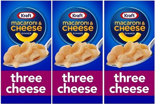 Kraft Mac & Cheese Three Cheese 3 Pack