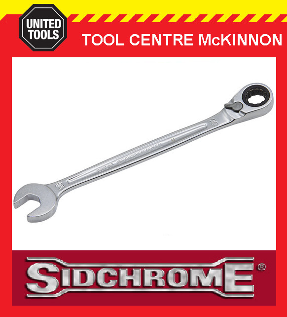 SIDCHROME SCMT22269 14mm PRO SERIES GEARED RING & OPEN END METRIC SPANNER