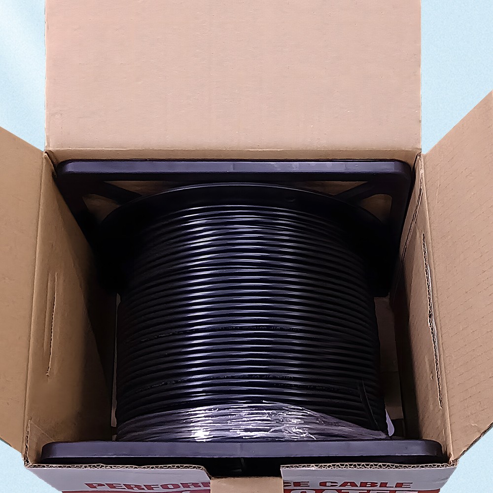 1000ft Cat5e Outdoor Direct Burial Ethernet Cable 24AWG Solid Coppe UTP UV Rated