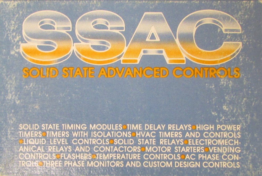 SSAC HRDS420 .2-10 Second 120VAC Solid State Timer Timing Relay