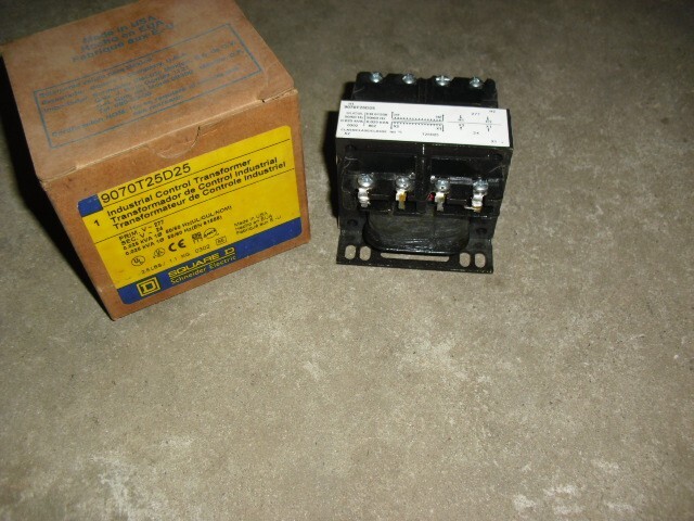Square D Industrial Control Transformer 9070T25D25   USA
