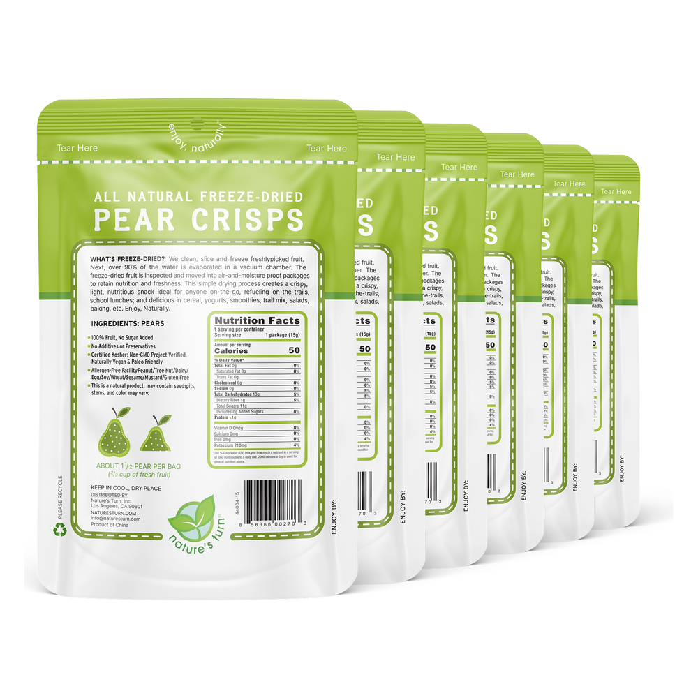 Freeze-Dried Pear Crisps