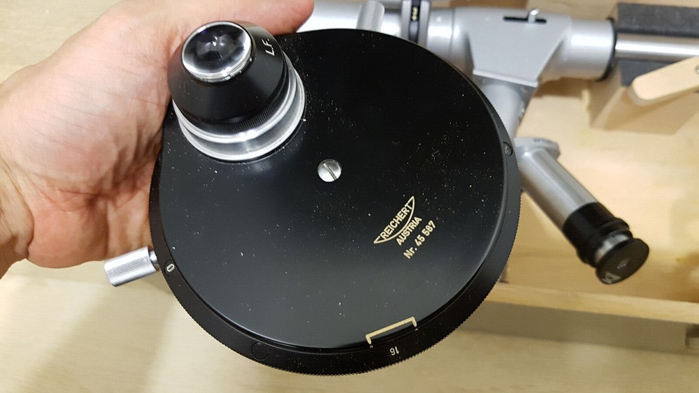 REICHERT AUSTRIA SIGHT MICROSCOPE WITH BOX UNUSED