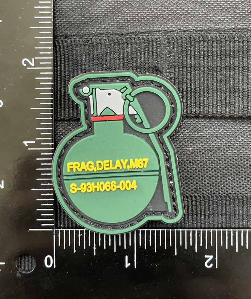 M67 Frag Grenade Army Weapon Tactical Morale Patch PVC