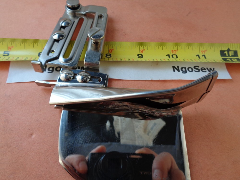 fits BERNINA RAW SINGLE FOLD SWINGABLE ADJUSTABLE TAPE BIAS BINDER+GUIDE #87