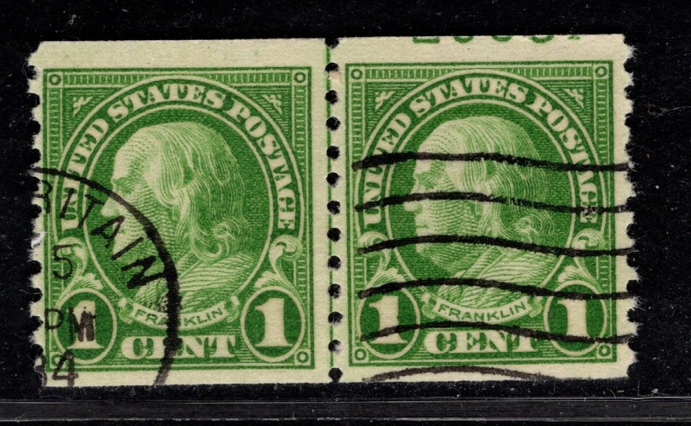 Perfectly Flawed EFO SN 846 Used Error Coil Line Pair Miscut Partial Plate #