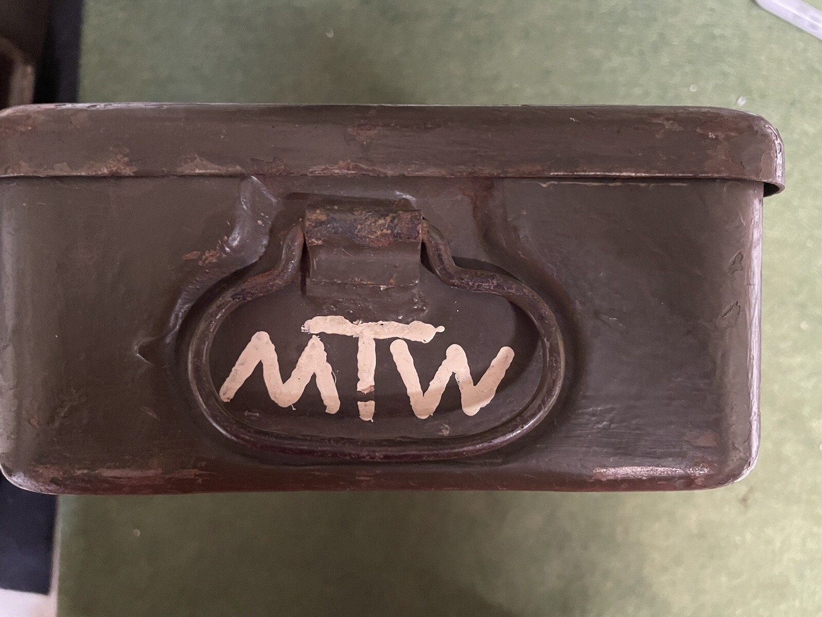 WW2 Original German Vehicle Medical Box Empty!