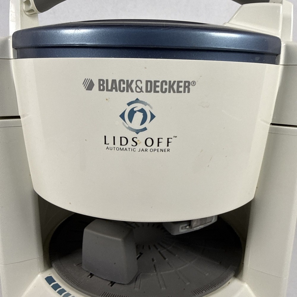 Black & Decker Lids Off Automatic Jar Opener White JW200 Working