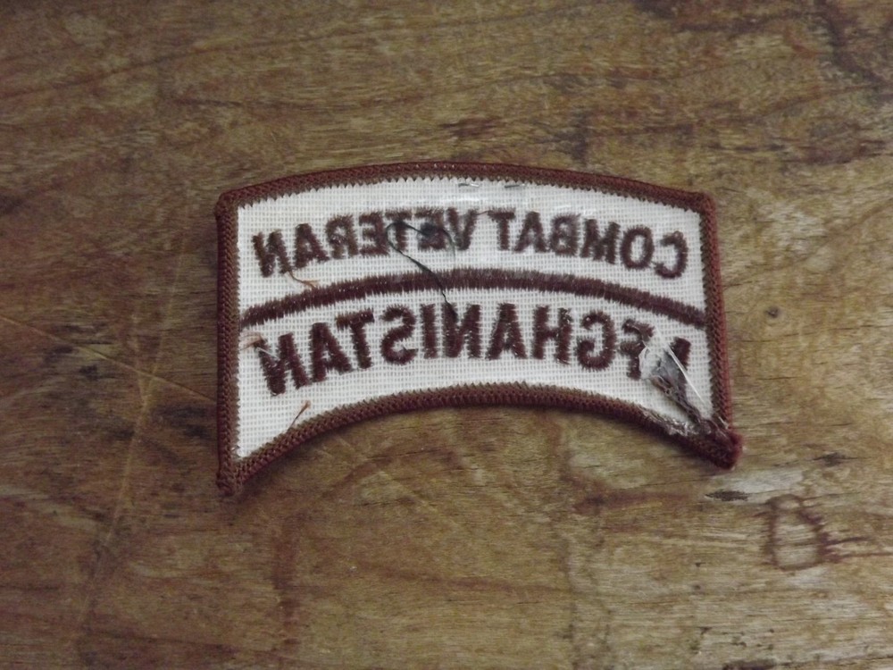 Afghanistan Combat Veteran Patch - INV# C1045