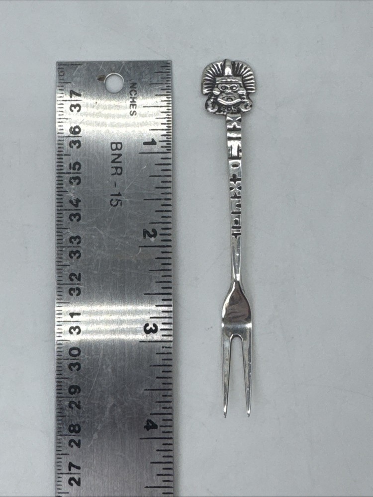 Vintage Mexico & Trival Mask Design Fork