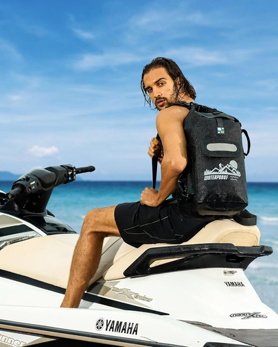 IDRYBAG Dry Bag Backpack 20L, Black