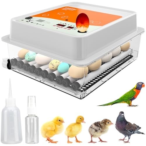 Incubators for Hatching Eggs, Egg Incubator with Automatic Egg Turning and Humid