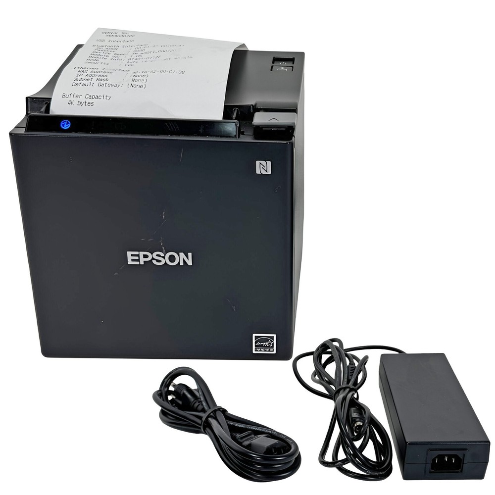 TESTED Epson TM-M30II M362A Compact POS Thermal Receipt Printer LAN USB