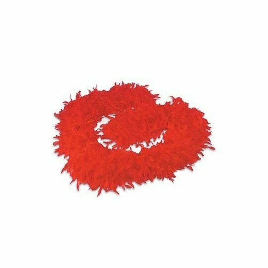 WWE Professional Wrestler Hulk Hogan Hulkamania Red Feather Boa Accessory