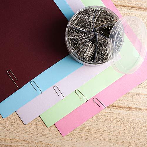 650 PCS Paper Clips Assorted Sizes, Small Medium and Large (1.1", 1.3" & 2"),