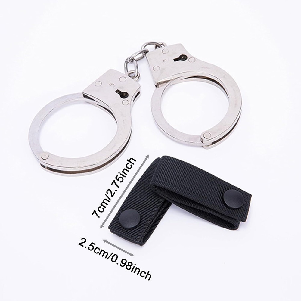 2.25" Duty Belt Nylon Handcuff Strap Security Quick Hook Handcuffs Holder Strap