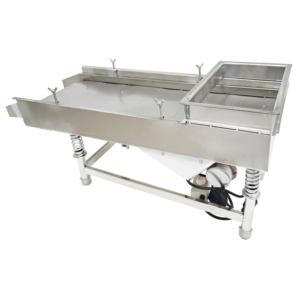 Stainless Straight Linear Screen Linear Vibrating Screen JG30-75 0.5mm Screen