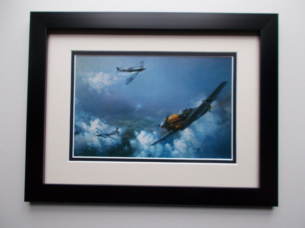 AIRCRAFT PRINT FRAMED - THE STRAGGLER