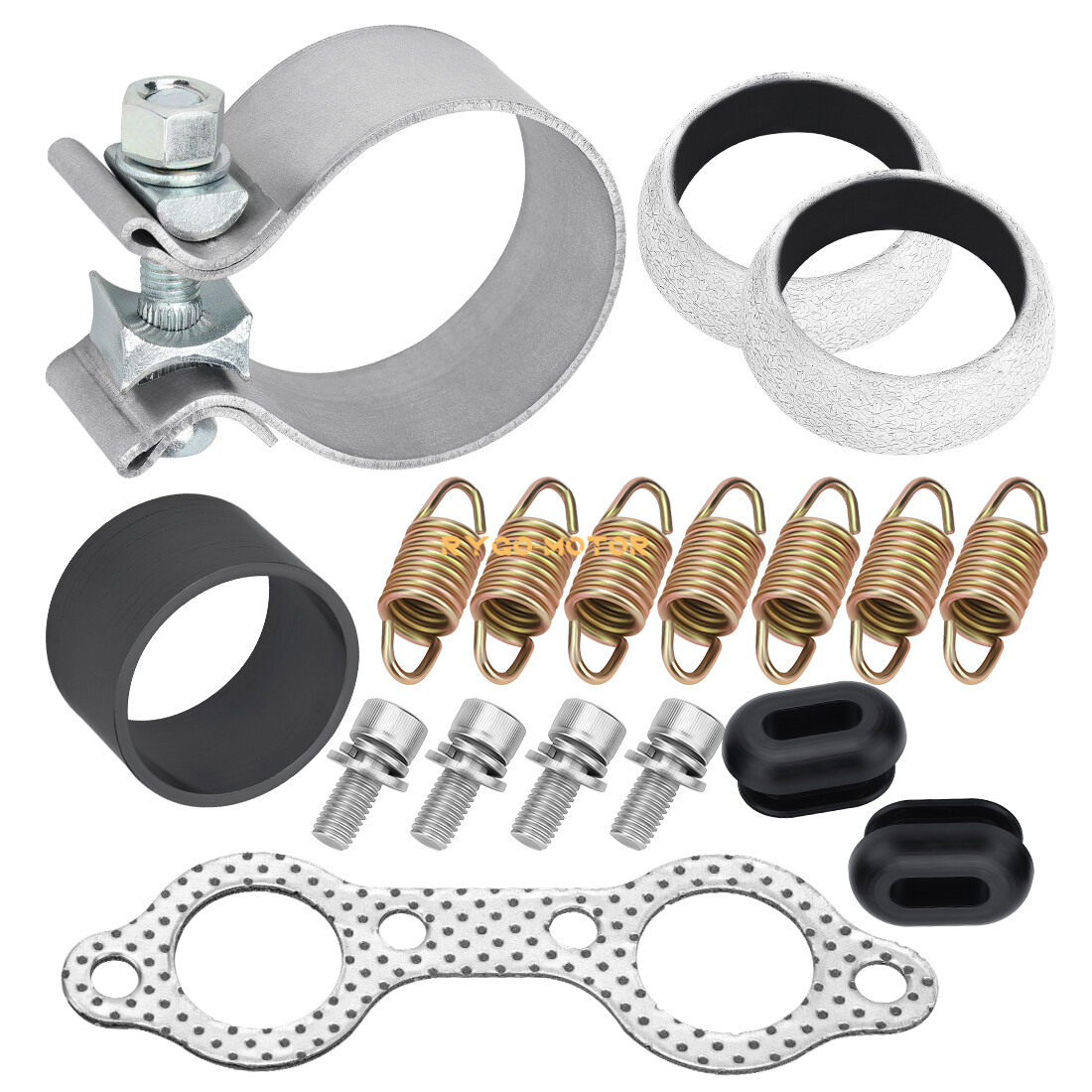 Exhaust Muffler Gasket Seal Spring Kit for Polaris RZR 800 2008-2011 7081382
