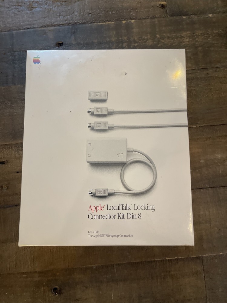 VTG Apple Local Talk Locking Connector Kit Cable Extender Manual 2 Meter Cable