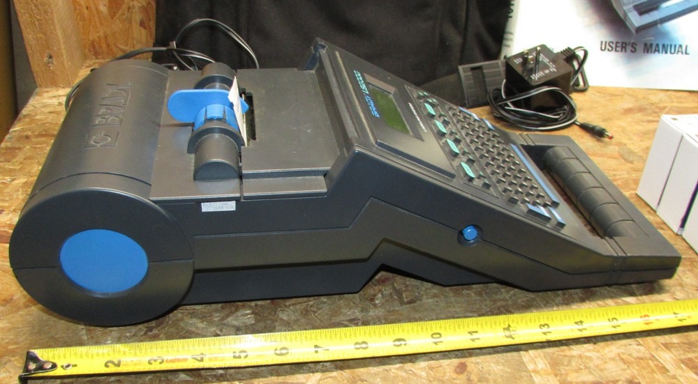 LOT Brady LS2000 Labeling System ID PRO Plus Wire Marker Printer Portable,Labels