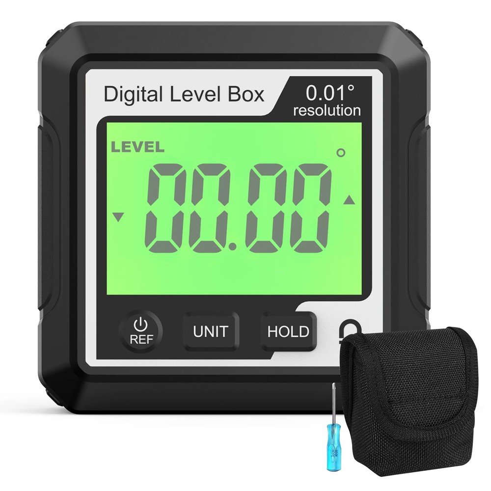 Digital Angle Finder Magnetic Angle Gauge LCD Digital Level tool Protractor I...