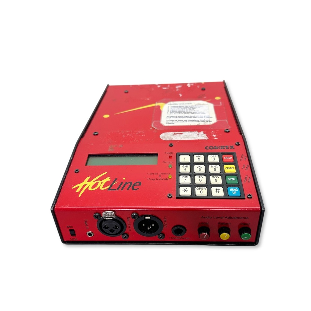 Comrex HotLine POTS Audio Codec Digital Phone Line Broadcast Interface - Red