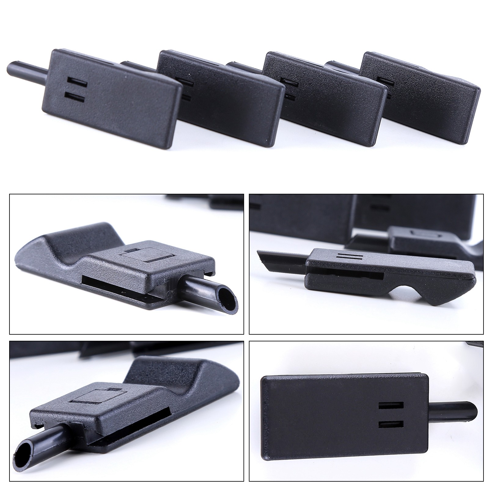 15844616 Door Lock Knobs Front/Rear Ebony For Chevy/GMC Silverado/Sierra 07-2013