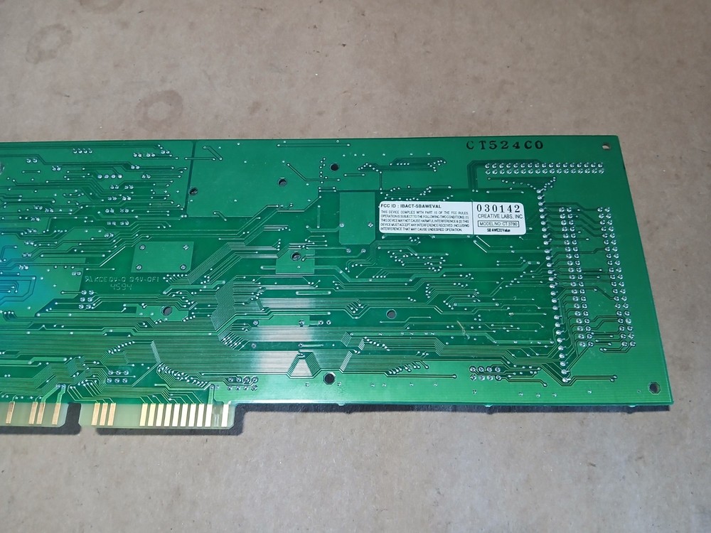 Vintage Creative Technology Sound Blaster AWE32 CT3780