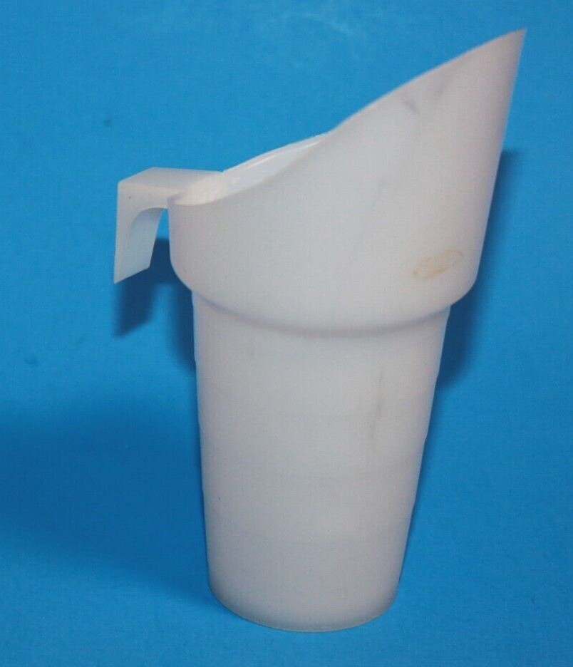 Vintage Sheer Plastic 1/2 Cup Measuring Cup