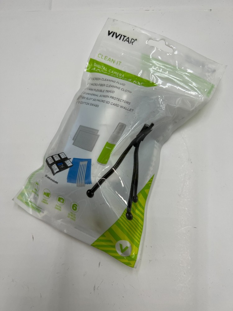 Vivitar Clean It Digital Camera Accessories For Mini Tripod & LCD Screen