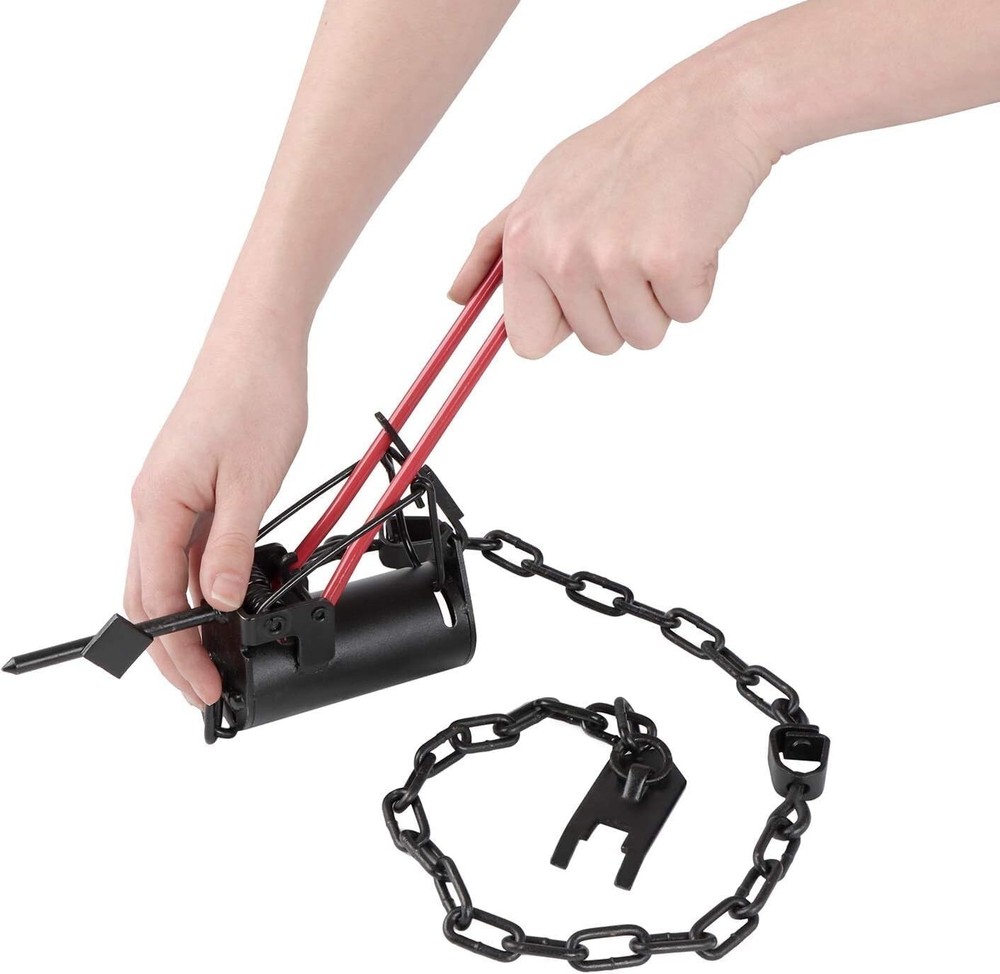 Cold Creek Dog Proof Trap Setter Tool - 7 Inch Leverage Handle for Coon Cuffs