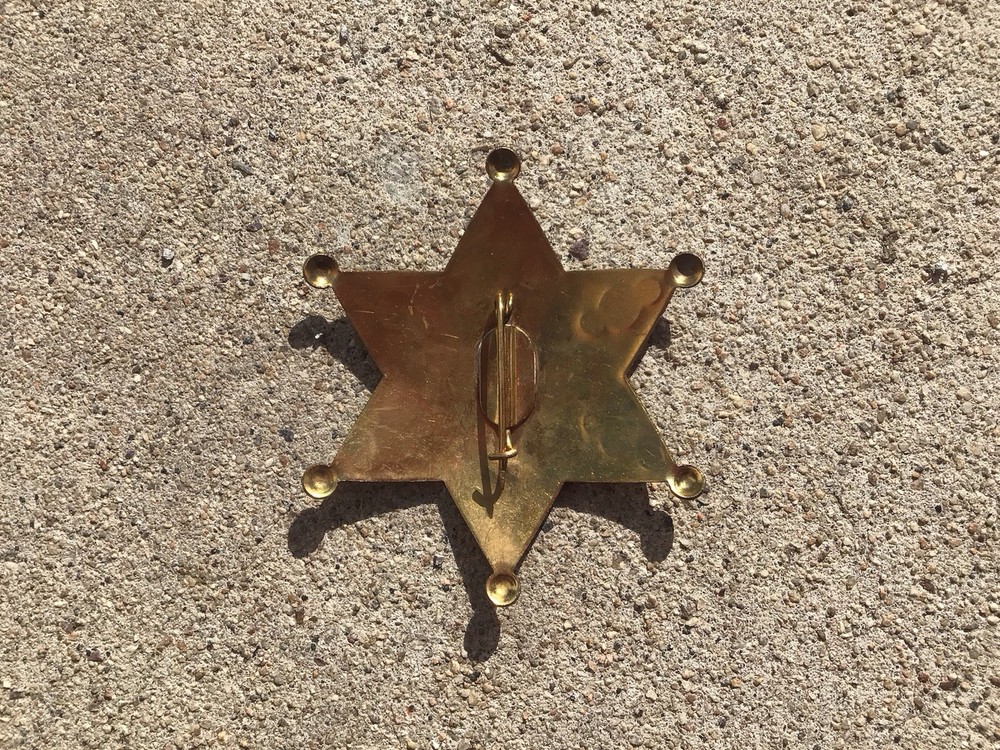 SHERIFF BADGE - BRASS