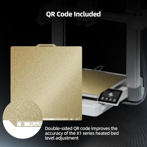 P1S PEI Sheet with QR Code for Bambu 257x257mm Double Sided PEI with QR Code