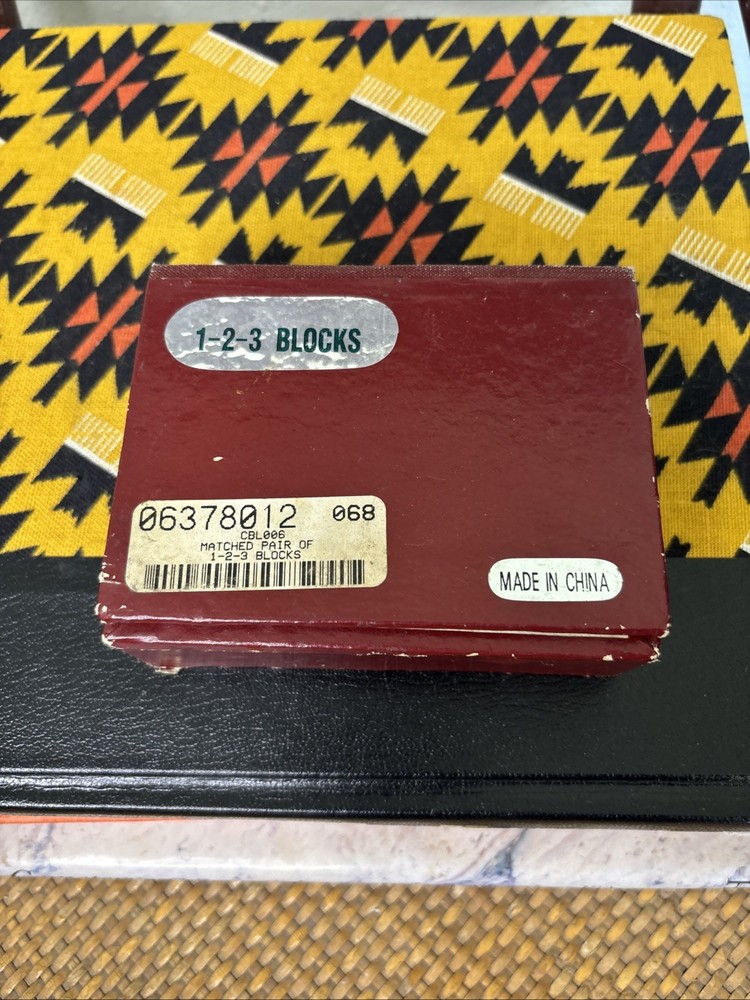 1 X 2 X 3 INCH BLOCKS Machining Machinists Mill