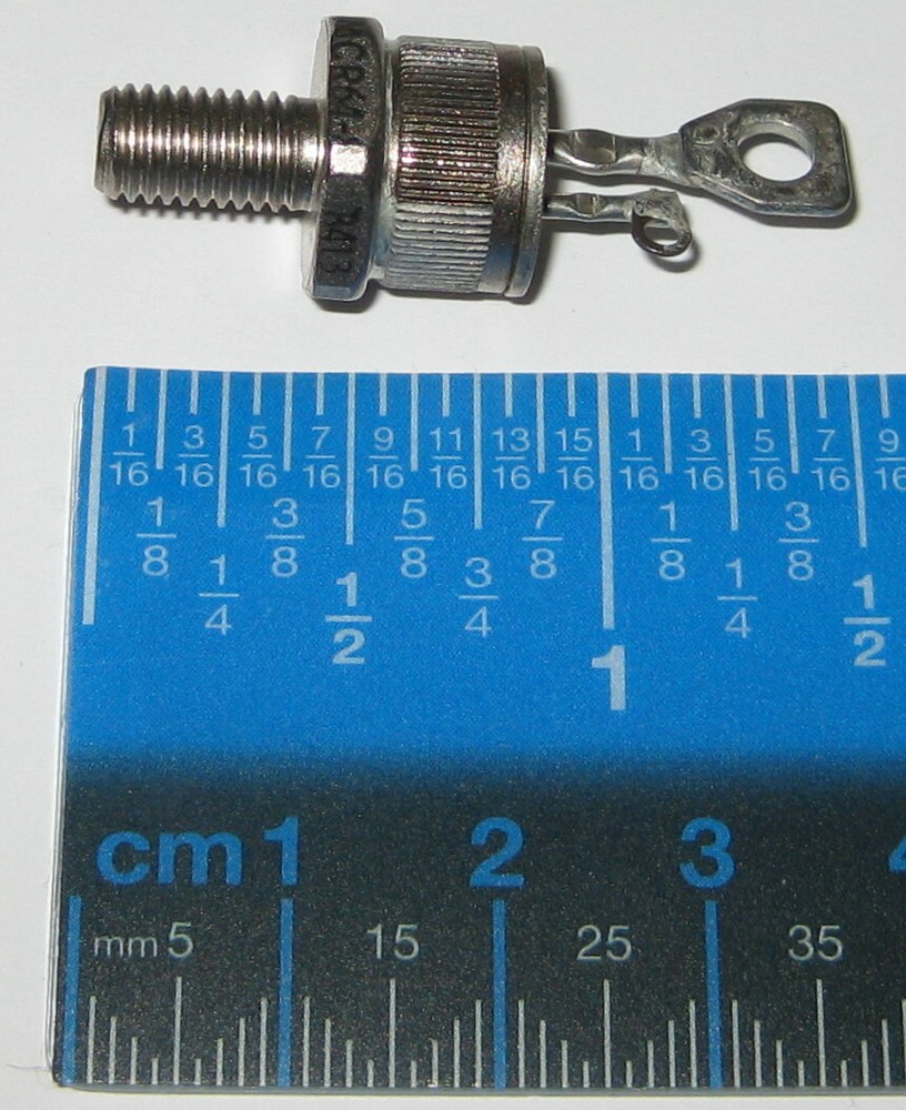 Motorola MCR64-8 Reverse Blocking Thyristor SCR - 600V - 55A - 1/4-28 Anode Stud