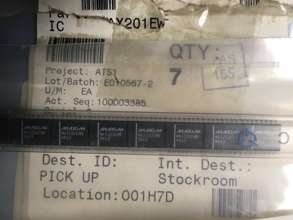 8 NEW Maxim MAX201EWE SMD IC 16-SOIC RS-232 Interface IC 5V TCVR