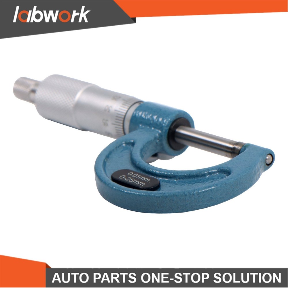 Labwork Outside Micrometer 0-1" Measuring Tool 0.0001" Graduation Set