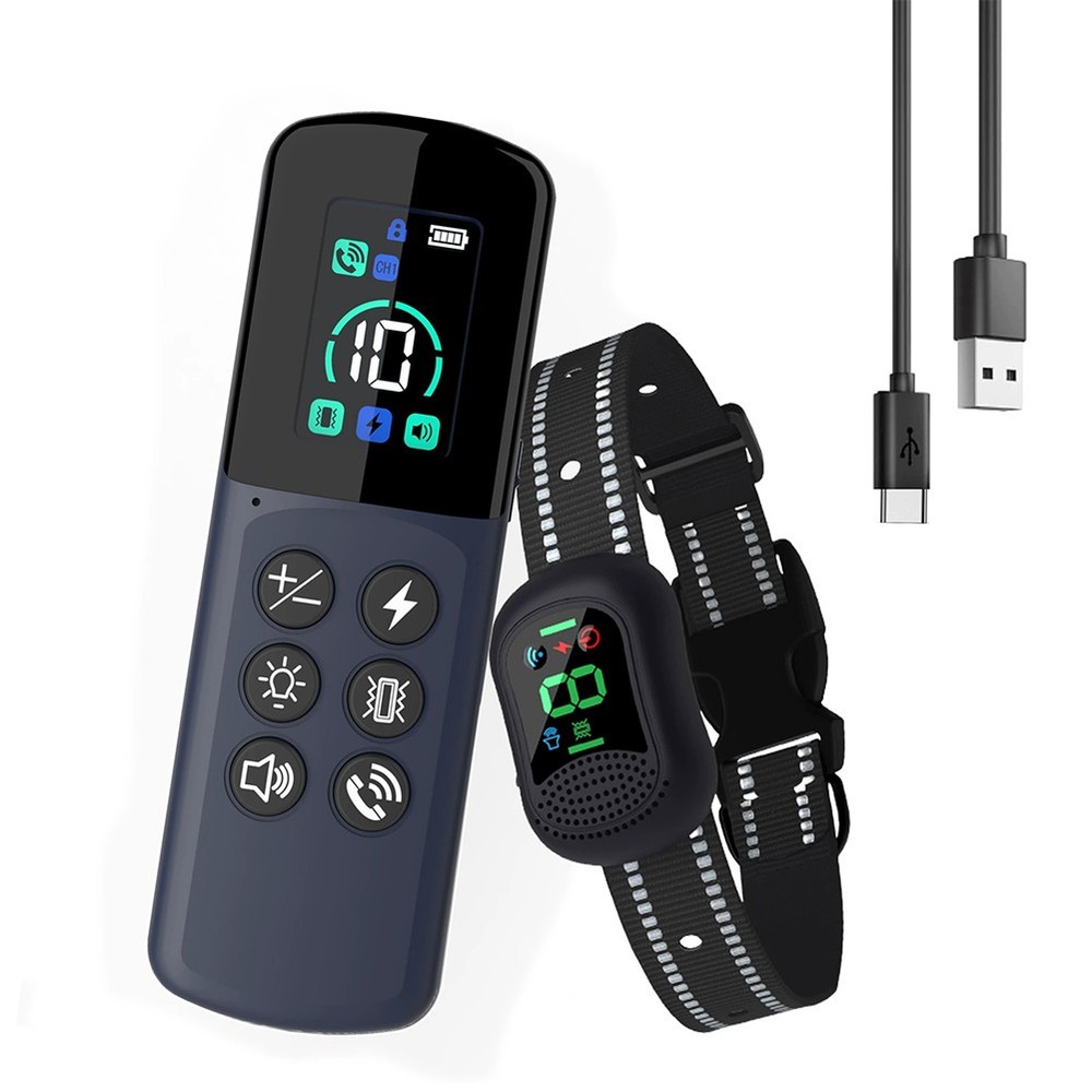2000M Dog Training US Collar Rechargeable Remote Shock Waterproof Trainer