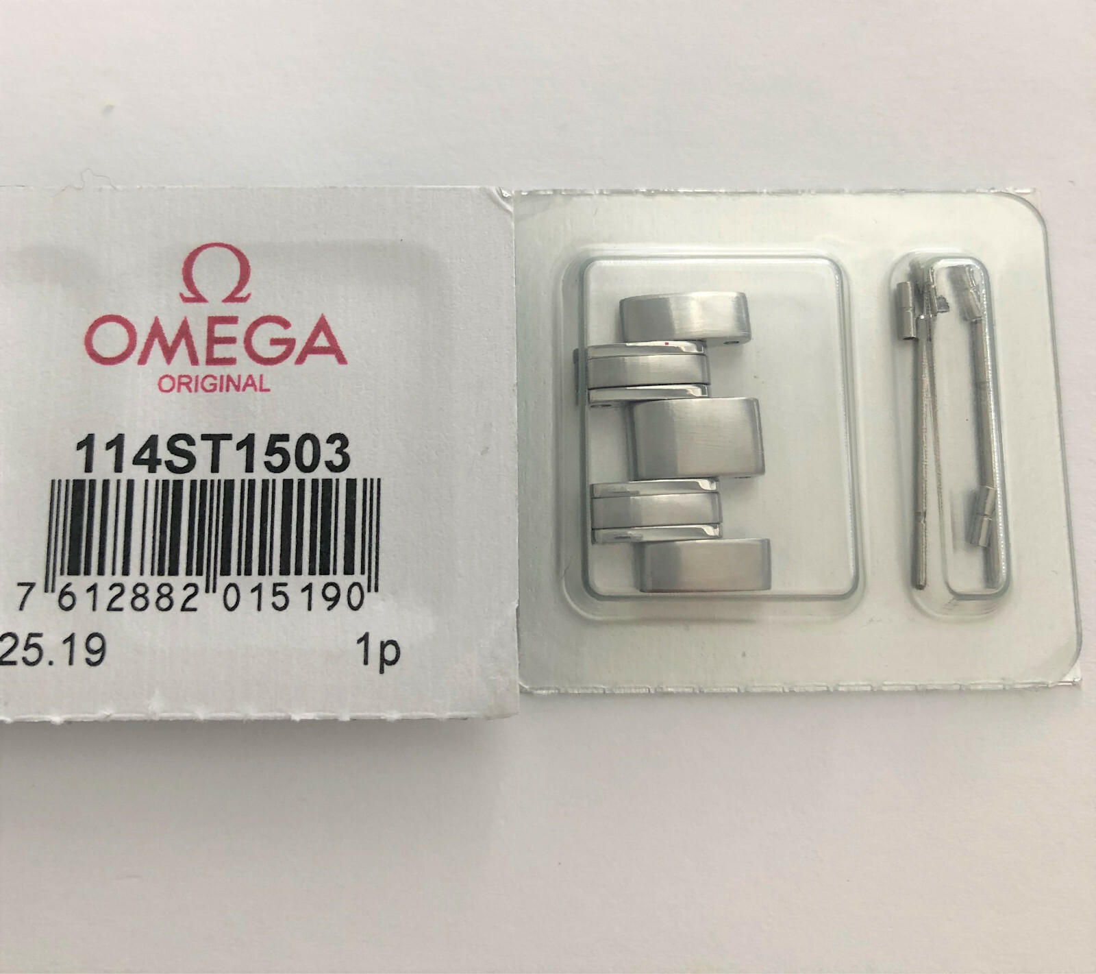 Authentic! Omega Seamaster 20mm Steel Link For Bracelet 1503/825 1513/825