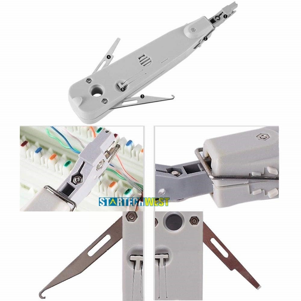 Punch Down Tool, Multifunction Krone Type IDC/Network Wire Cat5 & Telephone Impa