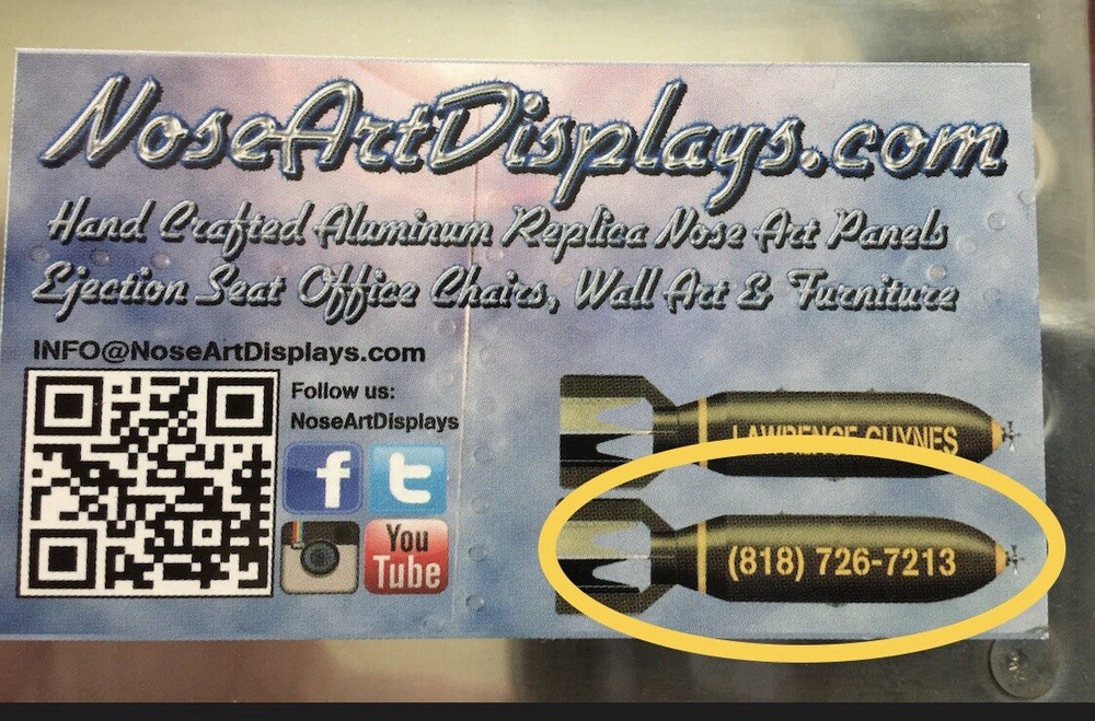 F4 Phantom Martin Baker Mark 7 Ejection Seat Face Curtain Assembly NOS