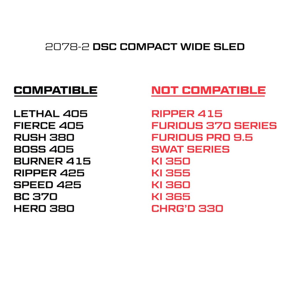 KILLER INSTINCT Compact DSC Crank with Wide Sled (2078-2)