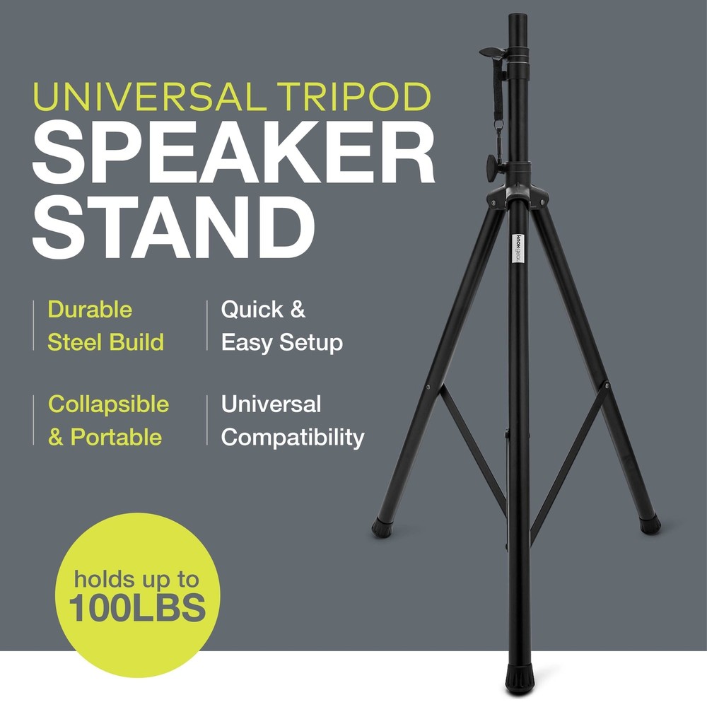 Knox Gear Adjustable Tripod Speaker Stand Bundle